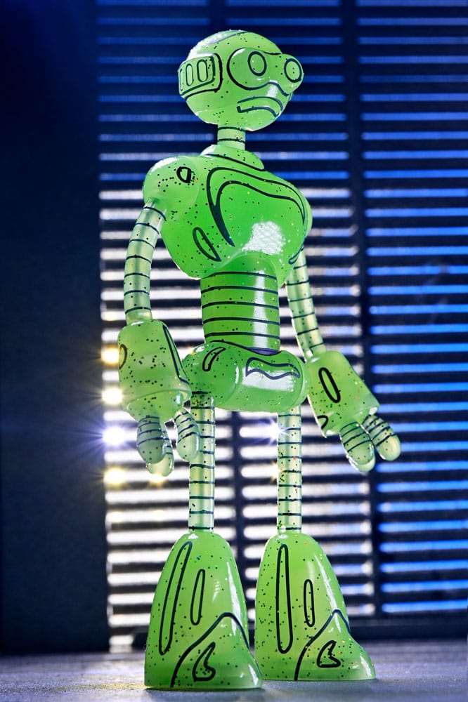 NECA Teenage Mutant Ninja Turtles (Mirage Comics) Actionfigur Transmat Fugitoid GID 18 cm