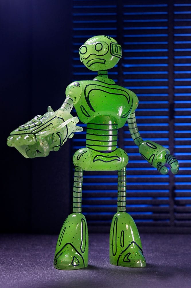 NECA Teenage Mutant Ninja Turtles (Mirage Comics) Actionfigur Transmat Fugitoid GID 18 cm