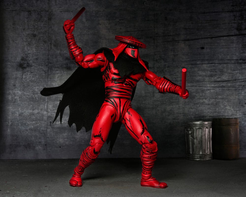 NECA Teenage Mutant Ninja Turtles (Mirage Comics) Actionfigur Red and Black Foot Assassin 18 cm