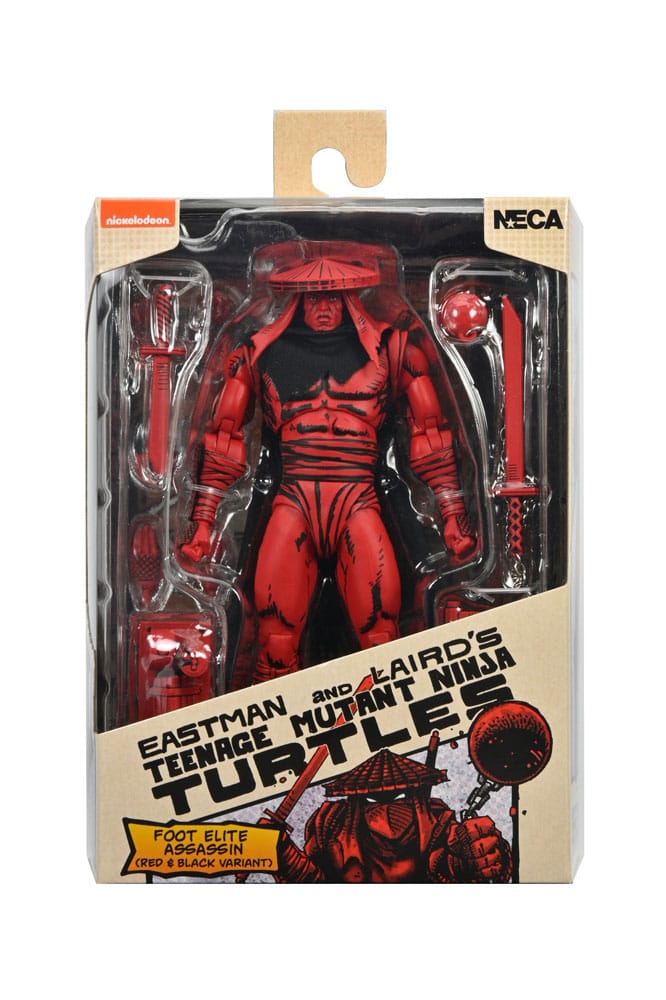 NECA Teenage Mutant Ninja Turtles (Mirage Comics) Actionfigur Red and Black Foot Assassin 18 cm
