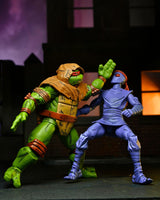 NECA Teenage Mutant Ninja Turtles (Mirage Comics) Leonardo Raphael Michelangelo Donatello 4er-Pack Actionfiguren