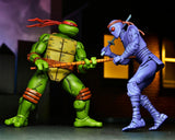NECA Teenage Mutant Ninja Turtles (Mirage Comics) Leonardo Raphael Michelangelo Donatello 4er-Pack Actionfiguren