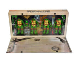 NECA Teenage Mutant Ninja Turtles (Mirage Comics) Leonardo Raphael Michelangelo Donatello 4er-Pack Actionfiguren