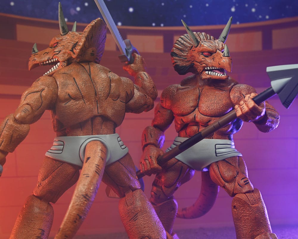 NECA Teenage Mutant Ninja Turtles (Mirage Comics) Triceraton Gladiator Actionfigur