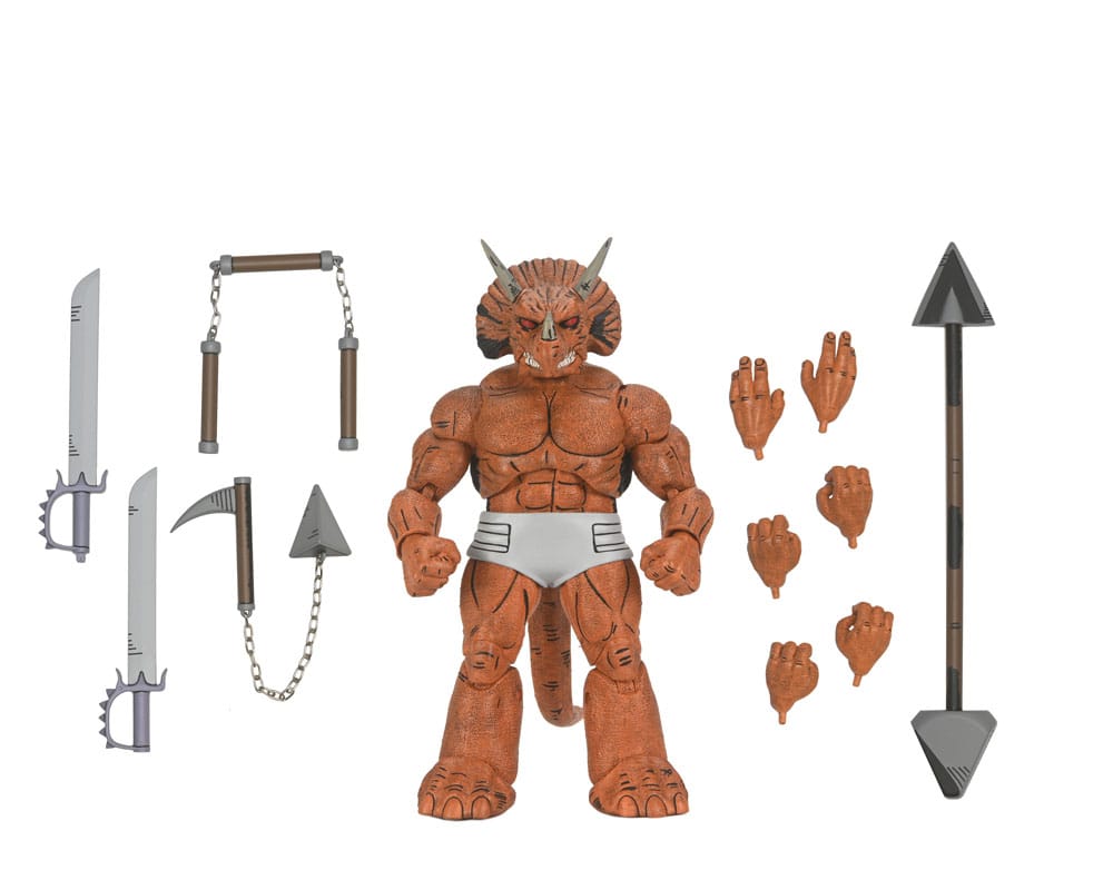 NECA Teenage Mutant Ninja Turtles (Mirage Comics) Triceraton Gladiator Actionfigur