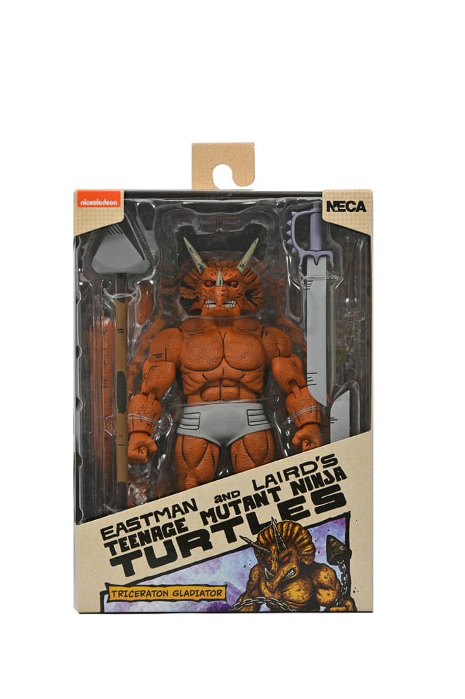 NECA Teenage Mutant Ninja Turtles (Mirage Comics) Triceraton Gladiator Actionfigur