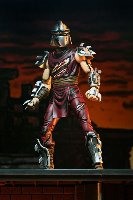 NECA Teenage Mutant Ninja Turtles Shredder Battle Damaged Actionfigur