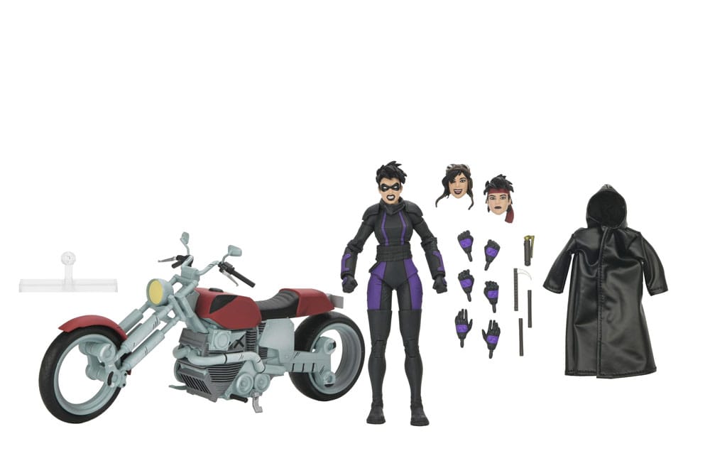 NECA Teenage Mutant Ninja Turtles (The Last Ronin The Lost Years) Actionfigur Casey Marie with Last Ronin Motorcycle 18