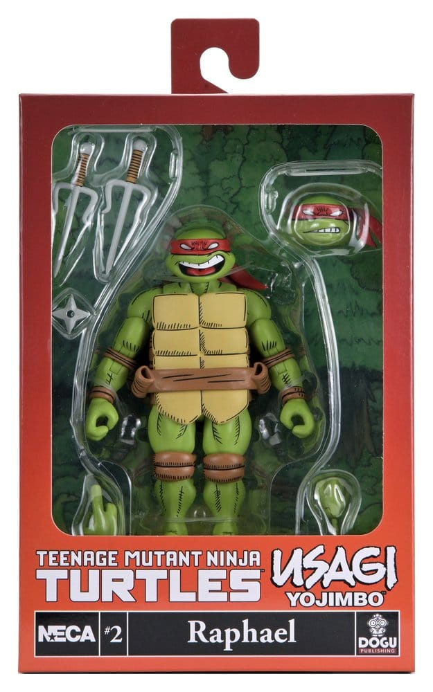 NECA Teenage Mutant Ninja Turtles X Ultimate Usagi Yojimbo Raphael Actionfigur