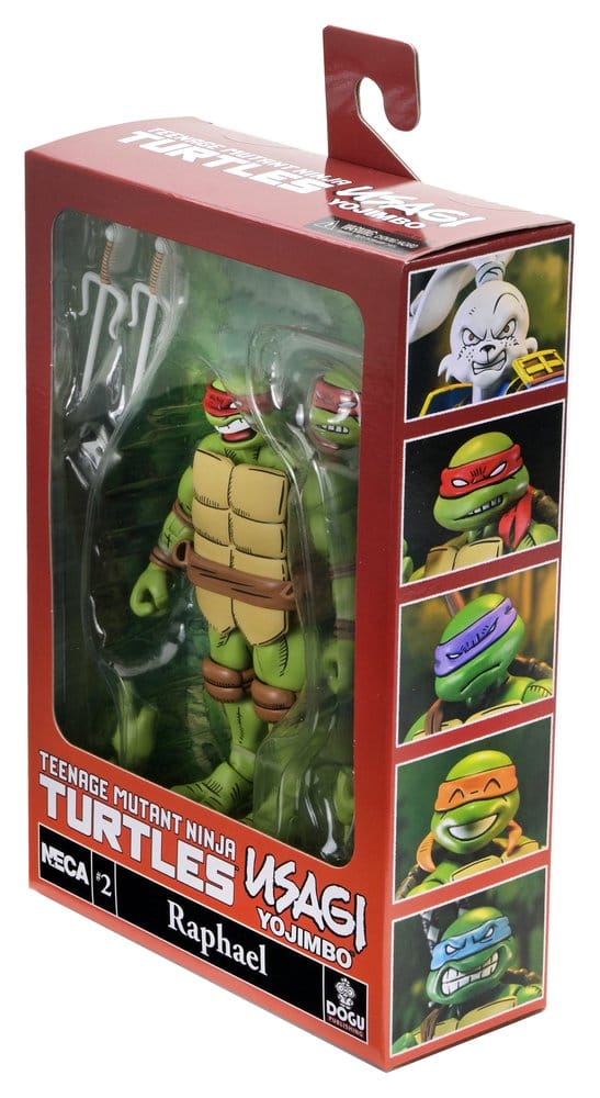 NECA Teenage Mutant Ninja Turtles X Ultimate Usagi Yojimbo Raphael Actionfigur