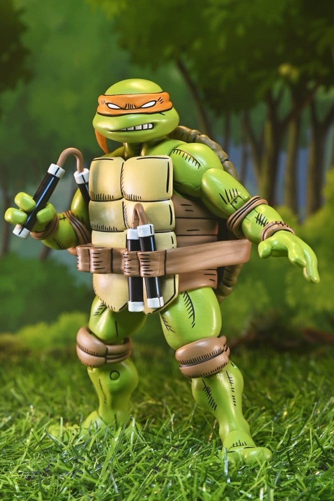NECA Teenage Mutant Ninja Turtles x Usagi Yojimbo Ultimate Michelangelo Actionfigur