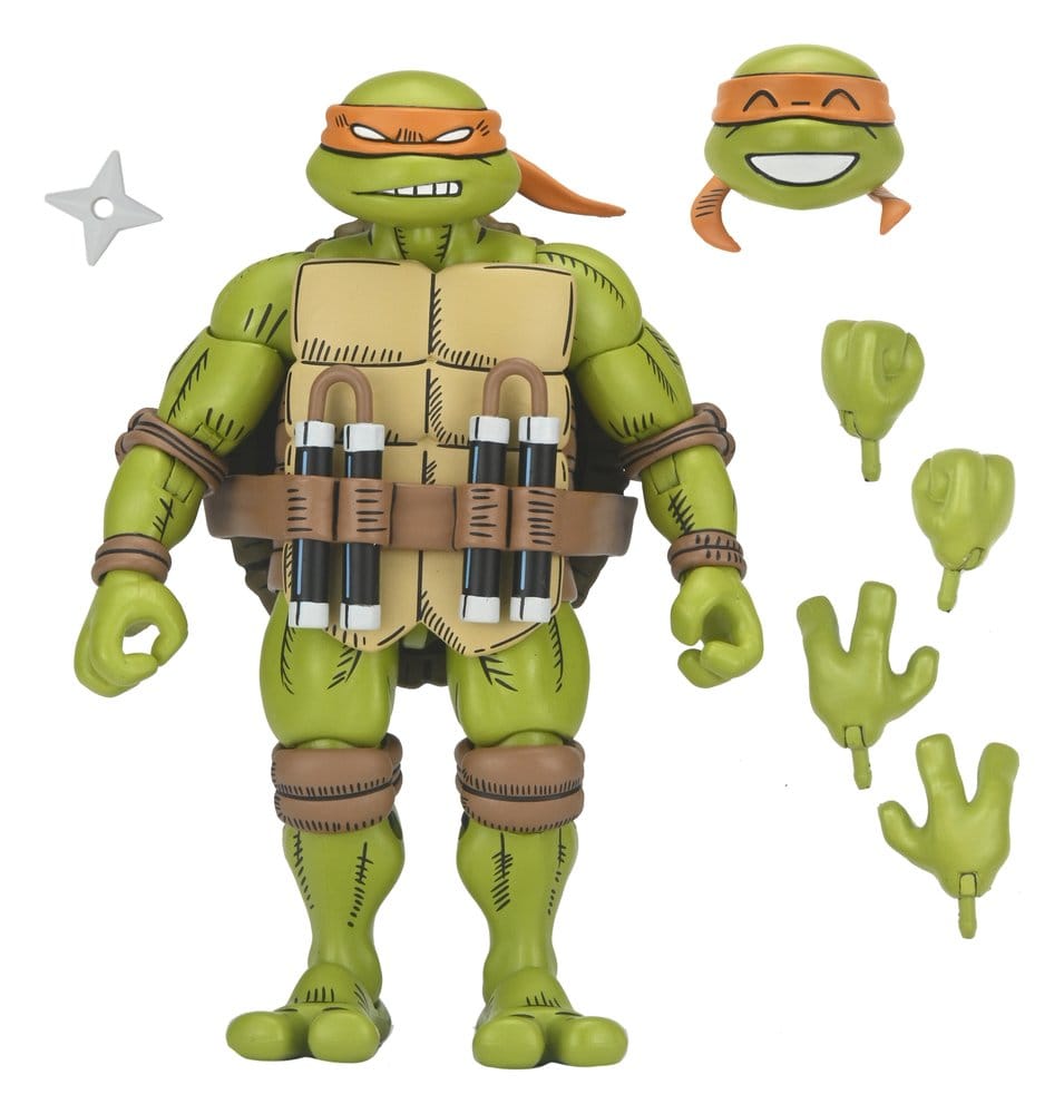 NECA Teenage Mutant Ninja Turtles x Usagi Yojimbo Ultimate Michelangelo Actionfigur