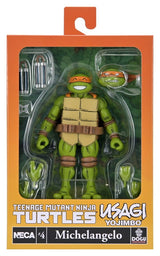 NECA Teenage Mutant Ninja Turtles x Usagi Yojimbo Ultimate Michelangelo Actionfigur