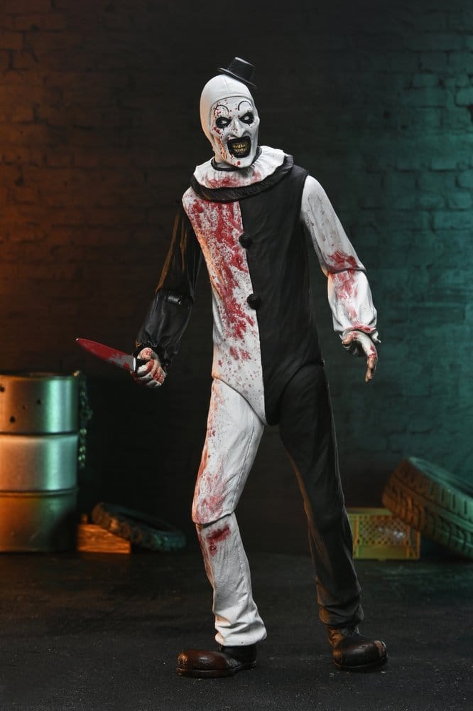 NECA Terrifier 2 Ultimate Actionfigur Art the Clown (Blood Splattered) 18 cm