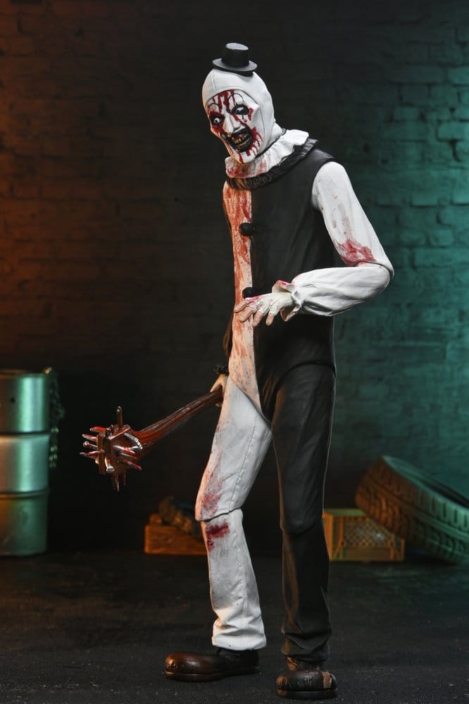 NECA Terrifier 2 Ultimate Actionfigur Art the Clown (Blood Splattered) 18 cm