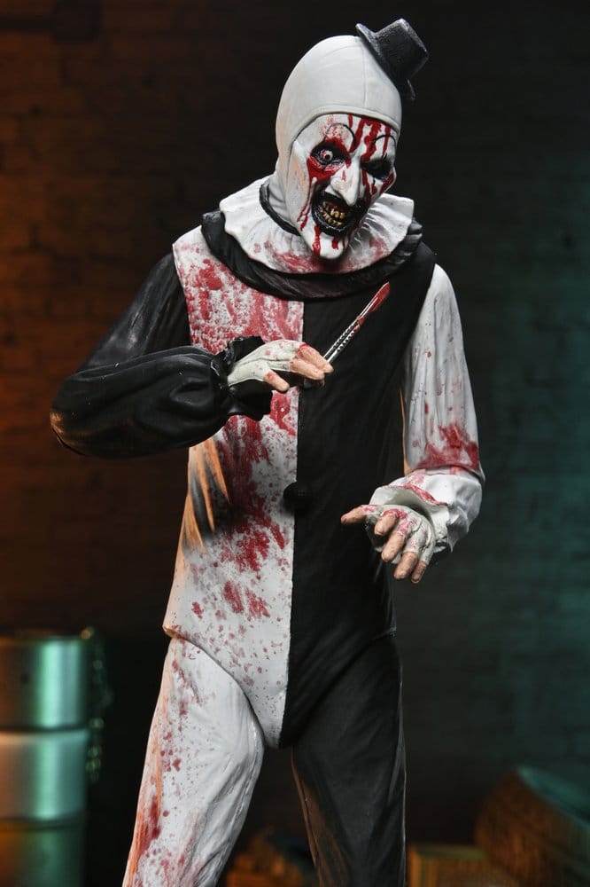 NECA Terrifier 2 Ultimate Actionfigur Art the Clown (Blood Splattered) 18 cm