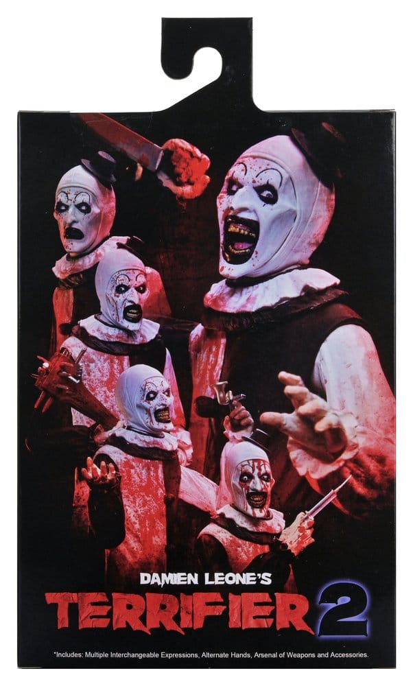 NECA Terrifier 2 Ultimate Actionfigur Art the Clown (Blood Splattered) 18 cm