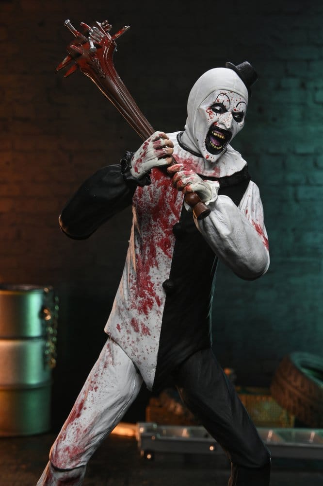 NECA Terrifier 2 Ultimate Actionfigur Art the Clown (Blood Splattered) 18 cm