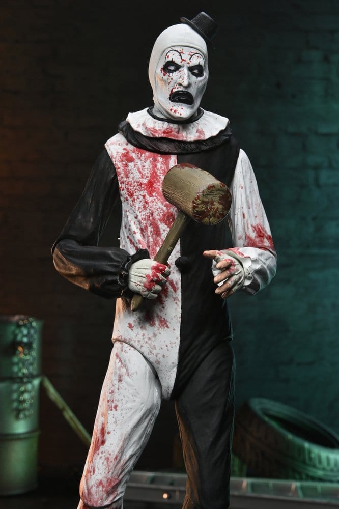 NECA Terrifier 2 Ultimate Actionfigur Art the Clown (Blood Splattered) 18 cm