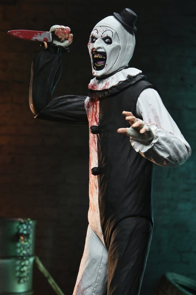 NECA Terrifier 2 Ultimate Actionfigur Art the Clown (Blood Splattered) 18 cm