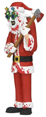 NECA Terrifier 3 Toony Terrors Art the Clown Santa Suit Bloody Version Actionfigur