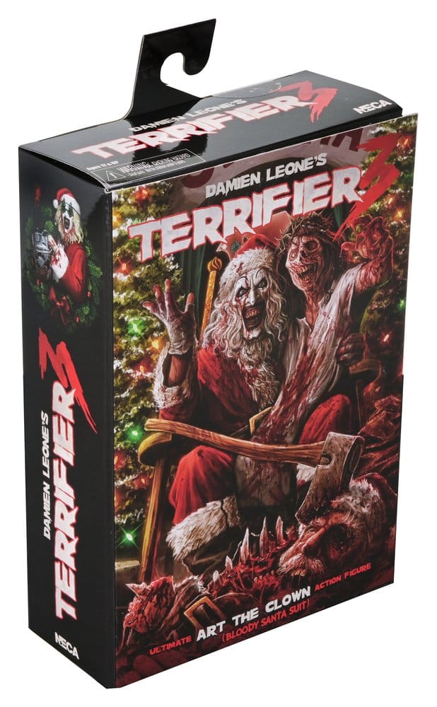 NECA Terrifier 3 Ultimate Santa Suit Art the Clown (Bloody Version) Actionfigur