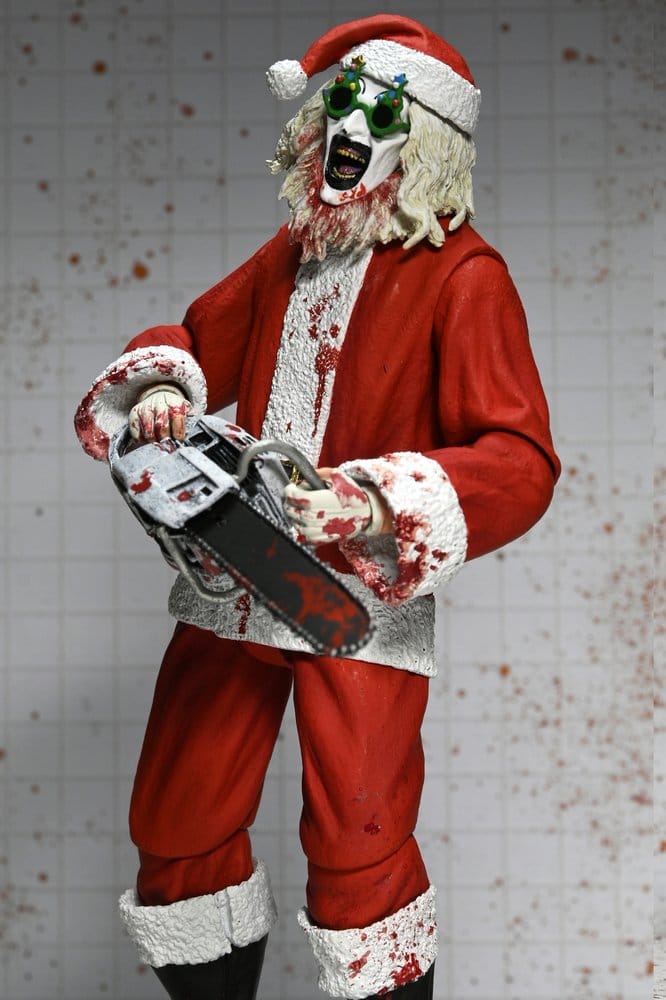 NECA Terrifier 3 Ultimate Santa Suit Art the Clown (Bloody Version) Actionfigur