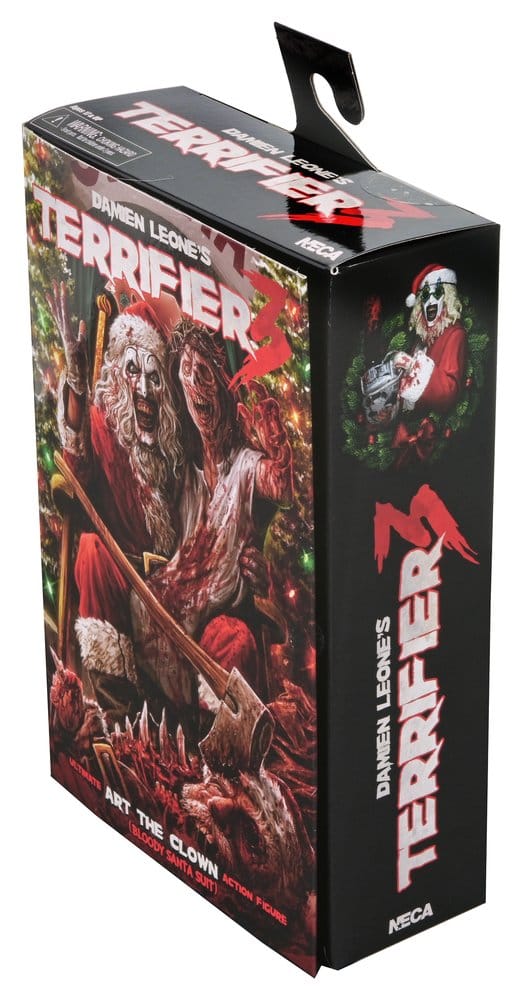 NECA Terrifier 3 Ultimate Santa Suit Art the Clown (Bloody Version) Actionfigur