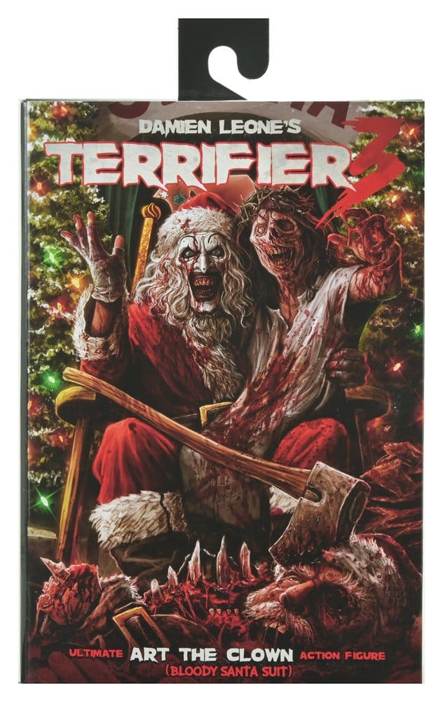 NECA Terrifier 3 Ultimate Santa Suit Art the Clown (Bloody Version) Actionfigur