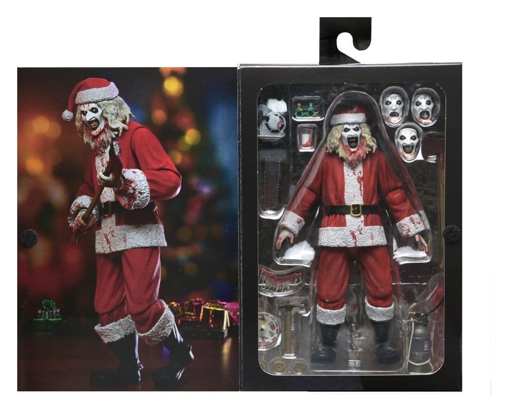 NECA Terrifier 3 Ultimate Santa Suit Art the Clown (Bloody Version) Actionfigur