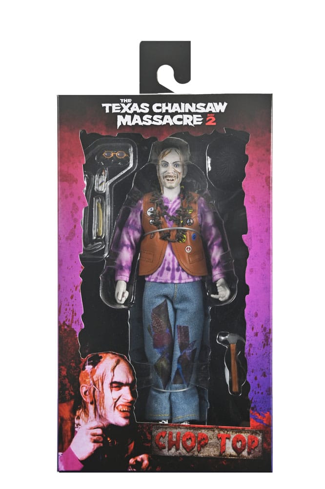 NECA Texas Chainsaw Massacre 2 Chop Top Clothed Actionfigur