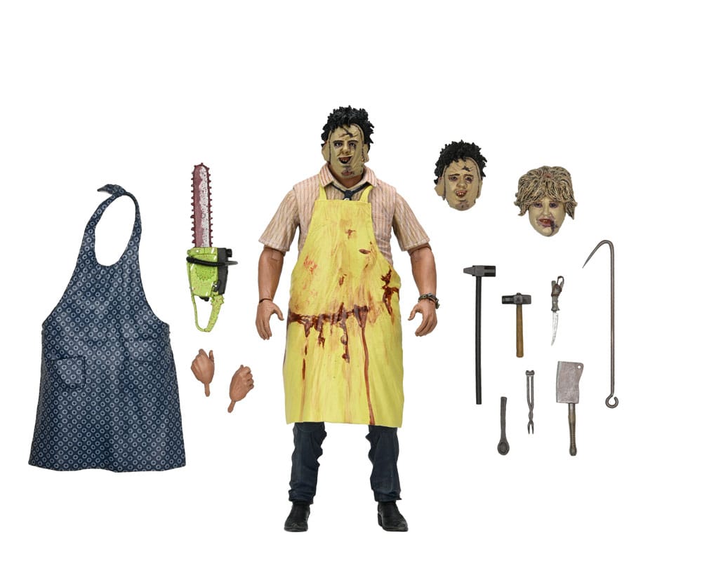 NECA Texas Chainsaw Massacre Leatherface 50th Anniversary Clothed Actionfigur