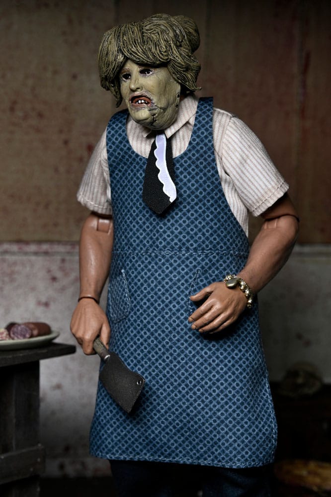 NECA Texas Chainsaw Massacre Leatherface with Old Lady Mask Clothed Actionfigur