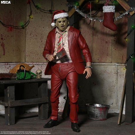 NECA Texas Chainsaw Massacre Ultimate Leatherface Santa Actionfigur