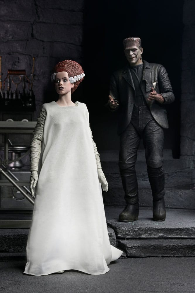 NECA Universal Monsters Bride of Frankenstein The Monster & His Mate 90th Anniversary Actionfiguren