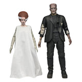 NECA Universal Monsters Bride of Frankenstein The Monster & His Mate 90th Anniversary Actionfiguren