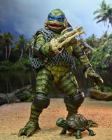 NECA Universal Monsters/Teenage Mutant Ninja Turtles Leonardo as the Creature Actionfigur