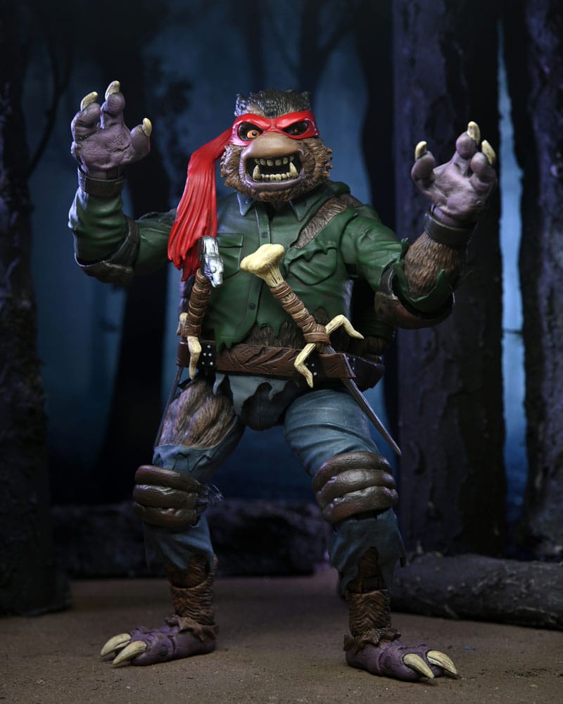 NECA Universal Monsters/Teenage Mutant Ninja Turtles Raphael as the Wolfman Actionfigur