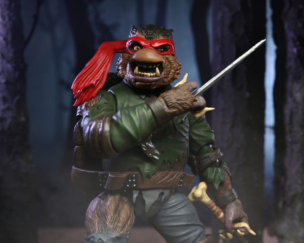 NECA Universal Monsters/Teenage Mutant Ninja Turtles Raphael as the Wolfman Actionfigur