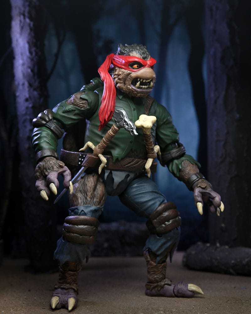 NECA Universal Monsters/Teenage Mutant Ninja Turtles Raphael as the Wolfman Actionfigur