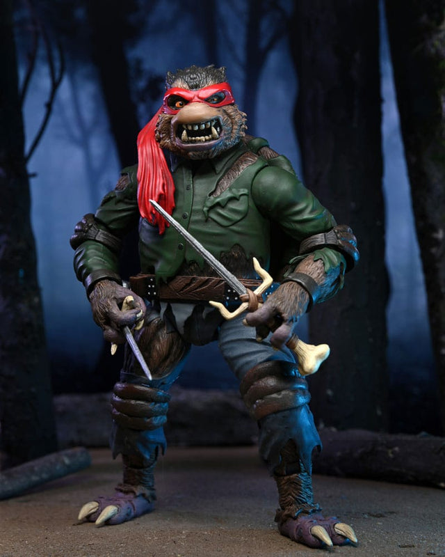 NECA Universal Monsters/Teenage Mutant Ninja Turtles Raphael as the Wolfman Actionfigur