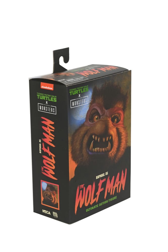 NECA Universal Monsters/Teenage Mutant Ninja Turtles Raphael as the Wolfman Actionfigur