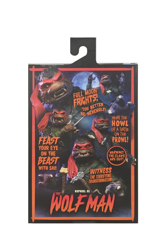 NECA Universal Monsters/Teenage Mutant Ninja Turtles Raphael as the Wolfman Actionfigur