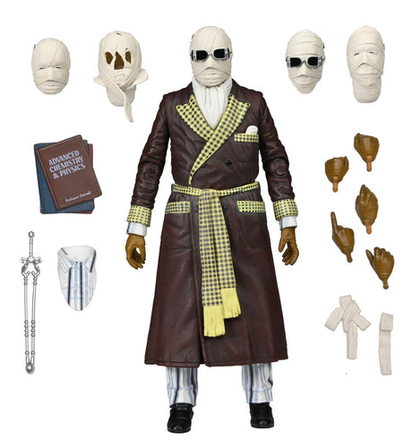 NECA Universal Monsters Ultimate Invisible Man (Kemp House) (Color) Actionfigur 18 cm