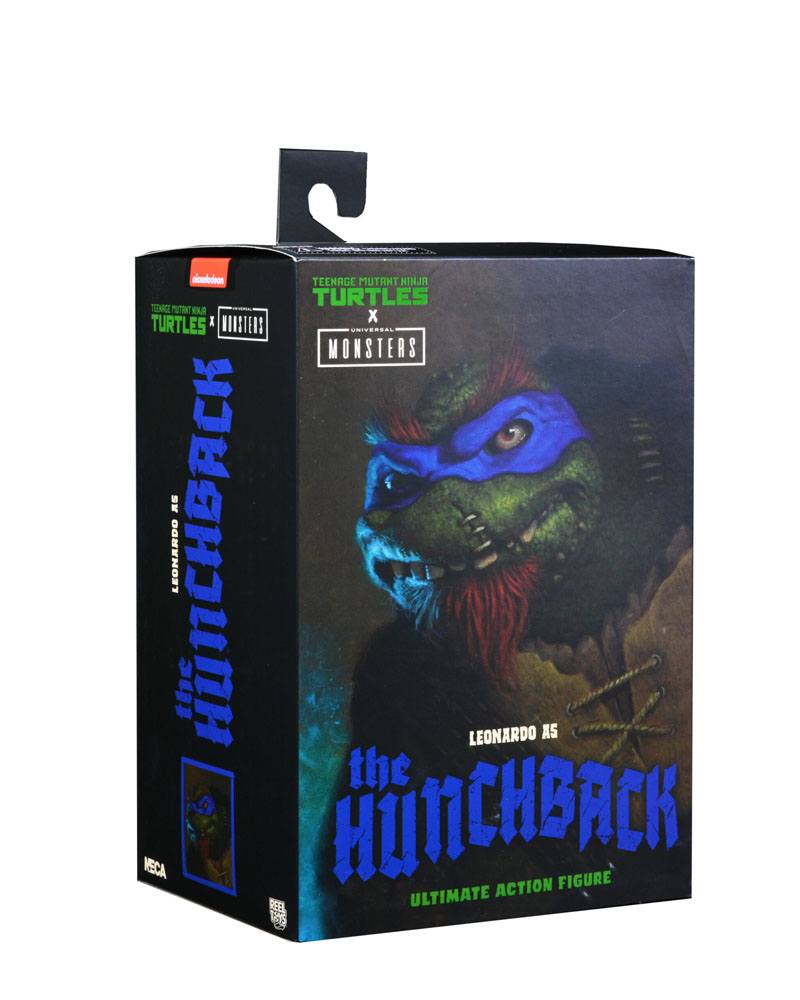 NECA Universal Monsters x Teenage Mutant Ninja Turtles Actionfigur Ultimate Leonardo as The Hunchback 18 cm