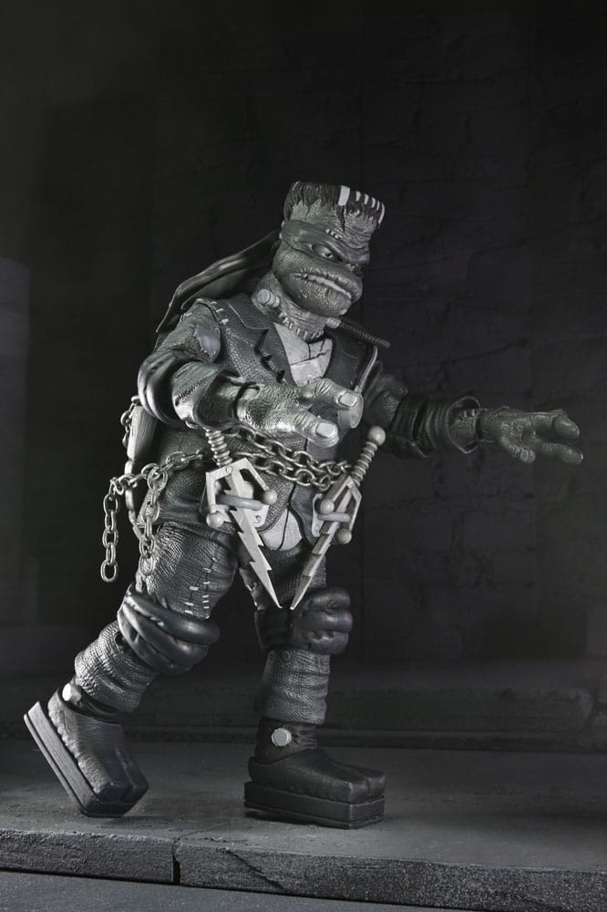 NECA Universal Monsters x Teenage Mutant Ninja Turtles Black & White Actionfiguren