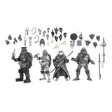 NECA Universal Monsters x Teenage Mutant Ninja Turtles Black & White Actionfiguren