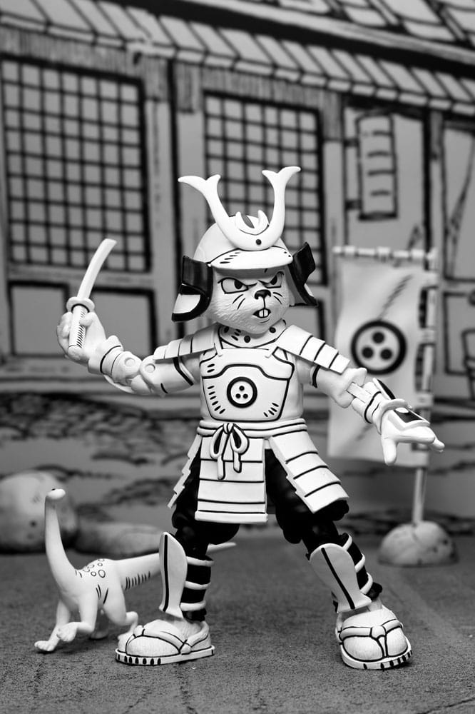 NECA Usagi Yojimbo Samurai Usagi Yojimbo (Black & White) Actionfigur