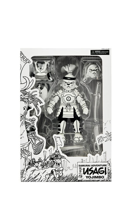 NECA Usagi Yojimbo Samurai Usagi Yojimbo (Black & White) Actionfigur