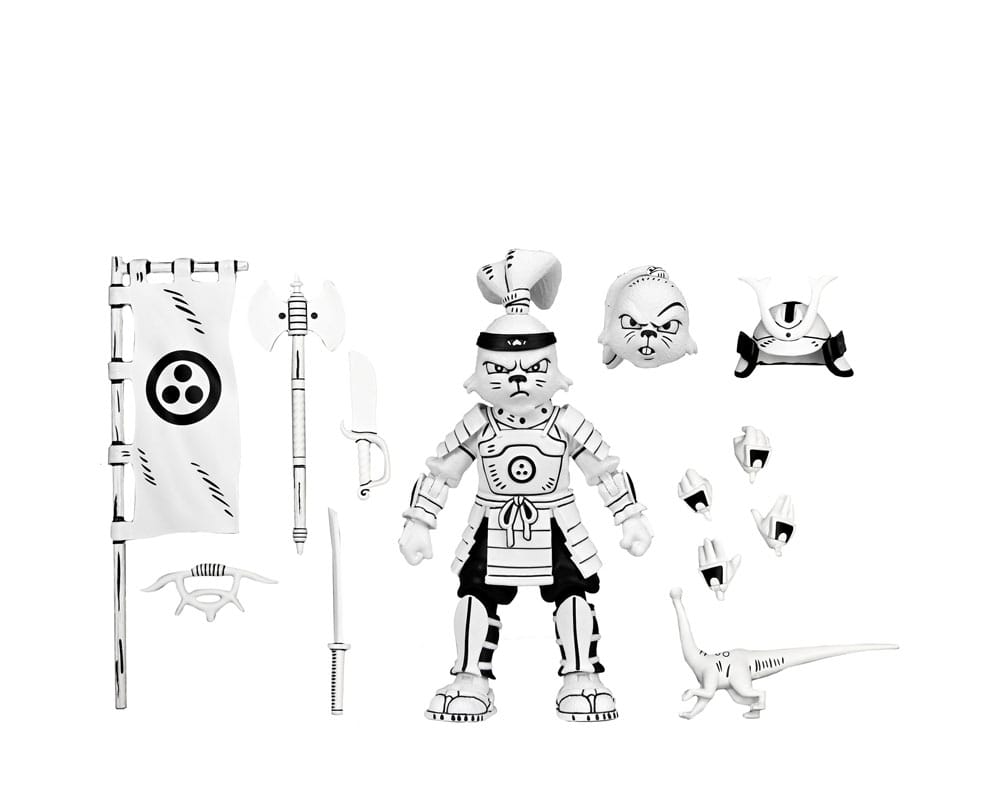 NECA Usagi Yojimbo Samurai Usagi Yojimbo (Black & White) Actionfigur